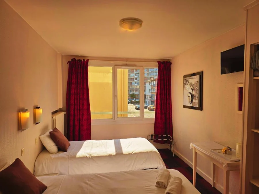 Chambre Lits Jumeaux, Hôtel Alexandra Boulogne-sur-Mer, photo 1